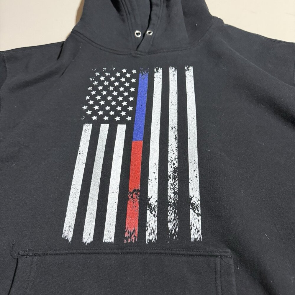 We The People Hoodie Men's XXL Patriotic Sweatshirt USA Flag